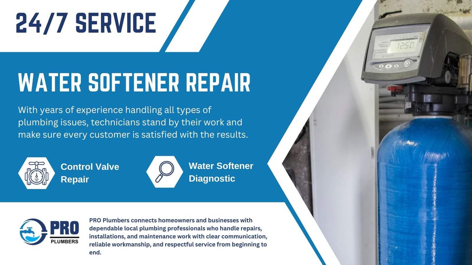Water softener repair in Carson, CA
